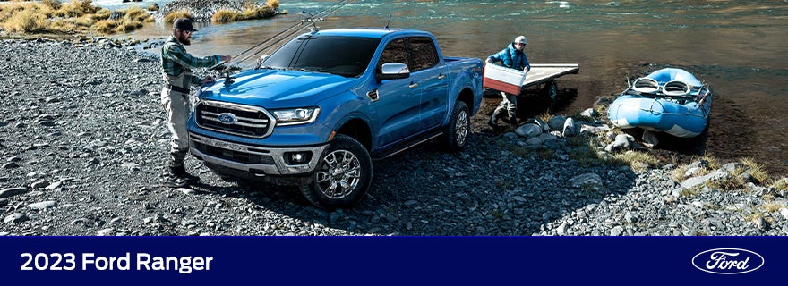 Blue 2023 Ford Ranger